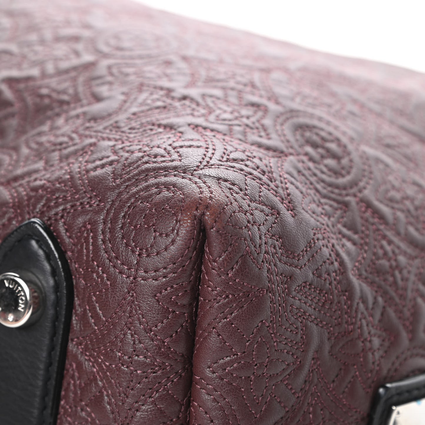 Monogram Lambskin Antheia Hobo PM Chocolat