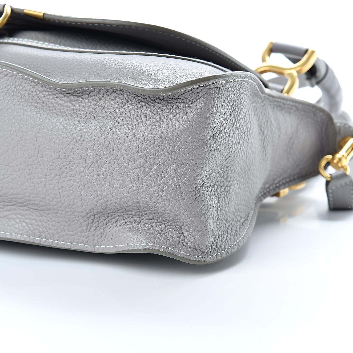 Chloe Calfskin Medium Marcie Satchel Cashmere Grey 10 of 13