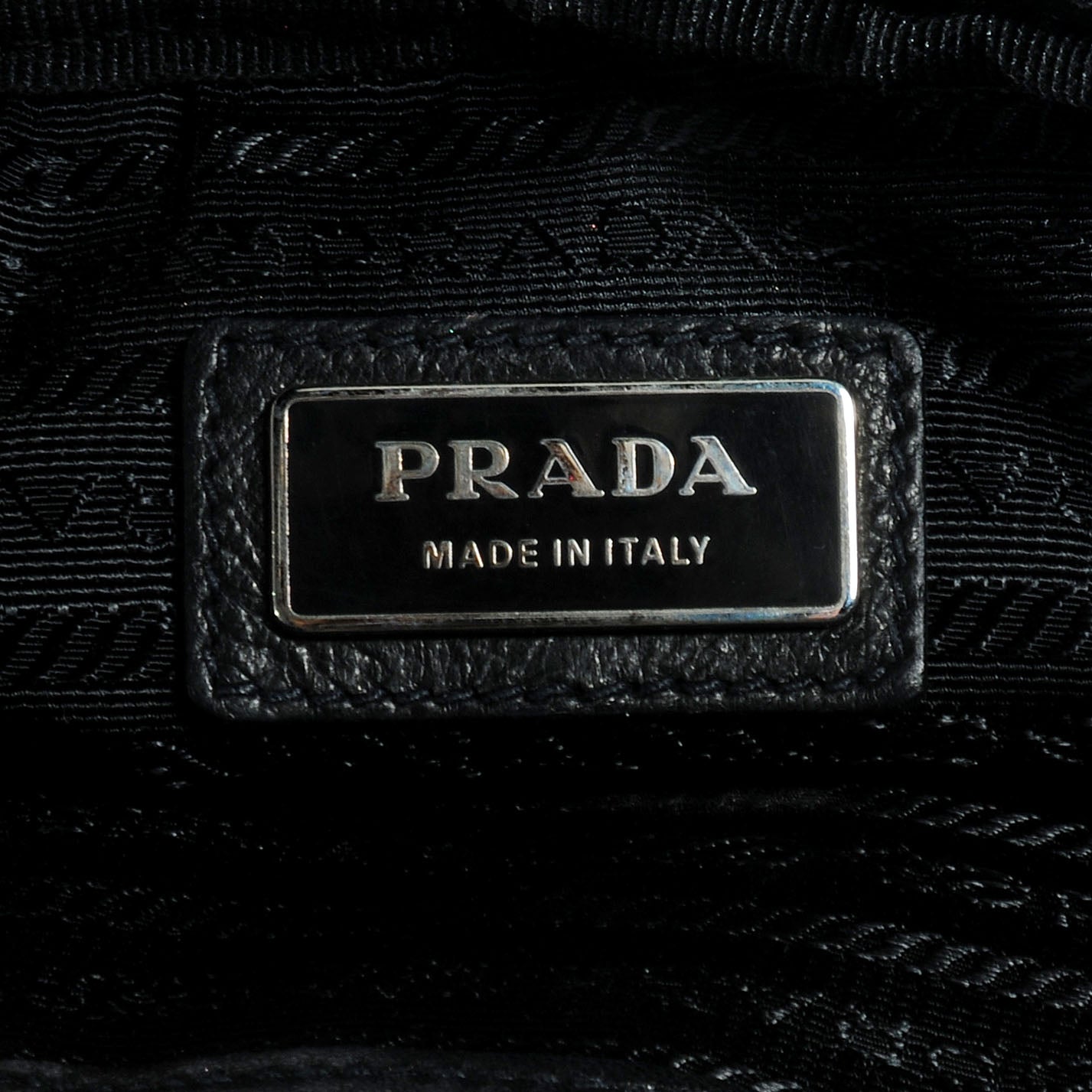 Prada Nappa Fiocco Bow Crossbody Clutch Pink Black 6 of 9