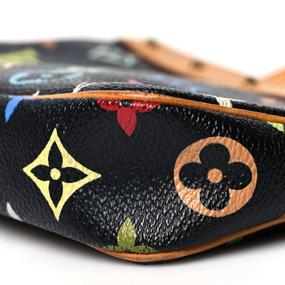 Louis Vuitton Monogram Multicolor Pochette Accessories Black 11 of 14