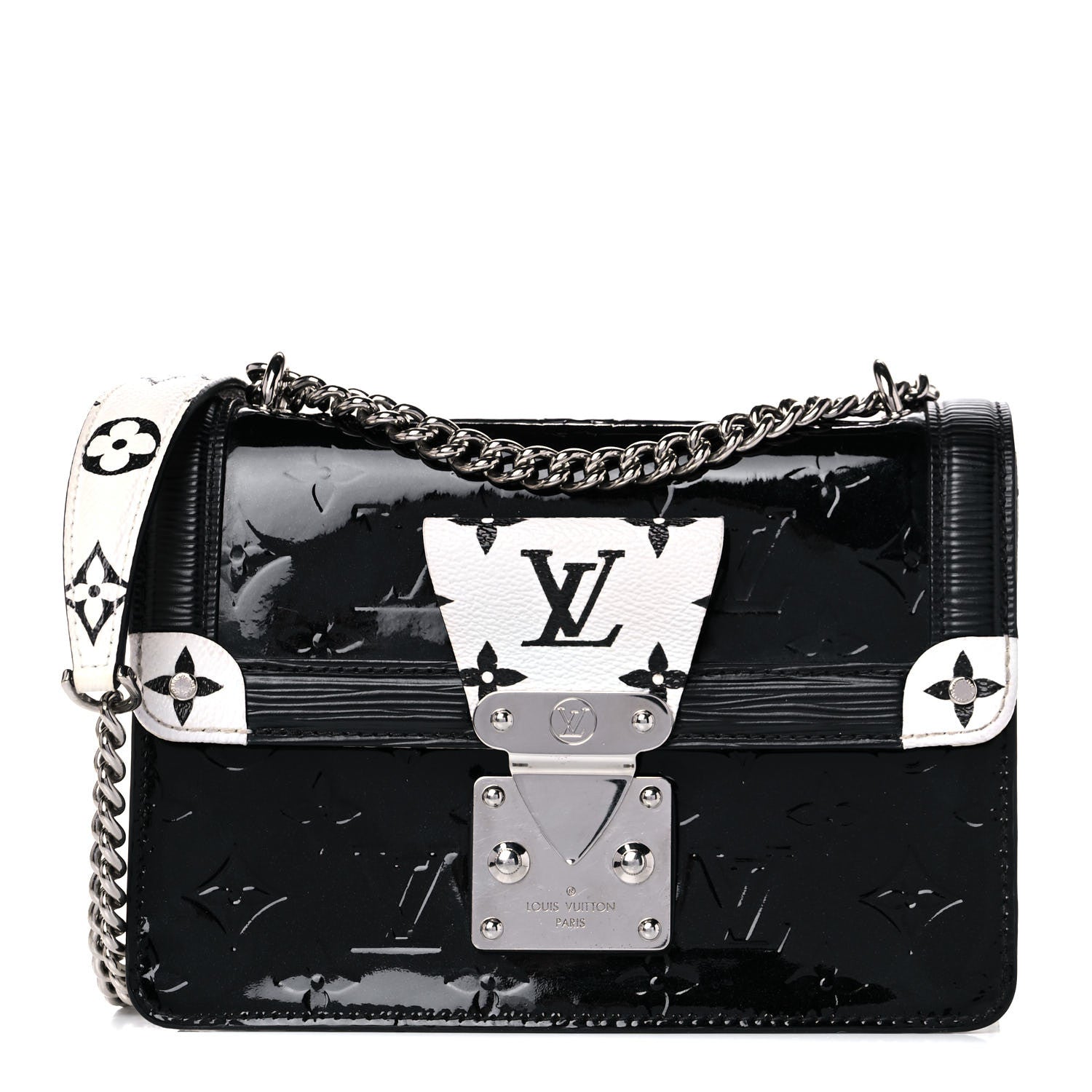 Louis Vuitton Vernis Epi Monogram Wynwood Black White 1 of 12