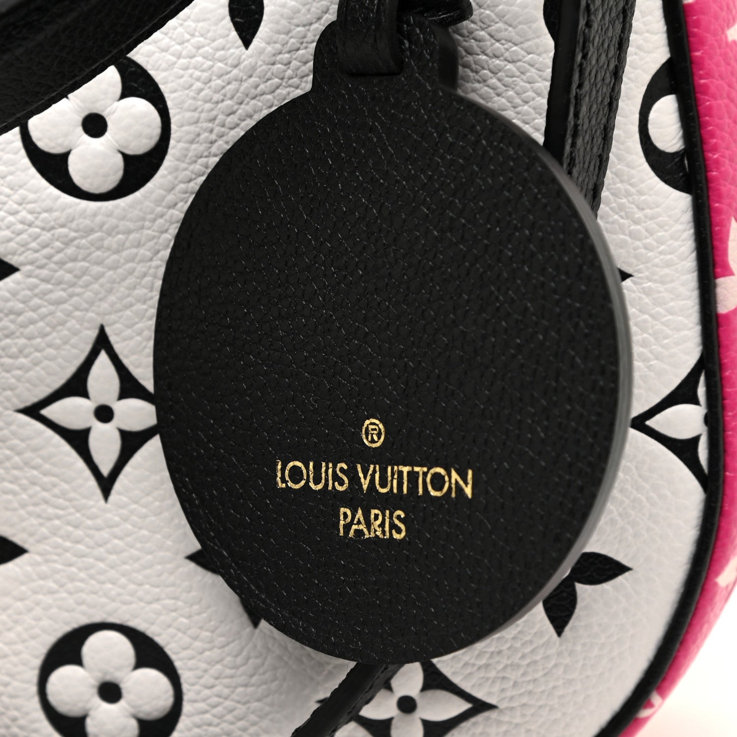 Louis Vuitton Empreinte Monogram Spring in the City Bagatelle NM Black White Pink 3 of 9