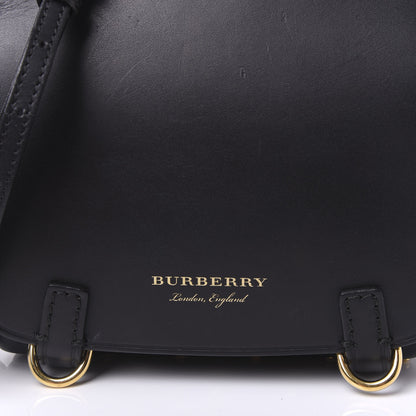 Burberry Soft Grain Calfskin Studded Baby Bridle Saddle Bag Black 9 of 9