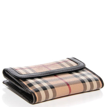 Burberry Haymarket Check Wallet Brown 4 of 7