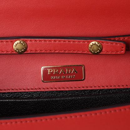 Prada City Calf Saffiano Cahier Pochette Fuoco Black 6 of 6