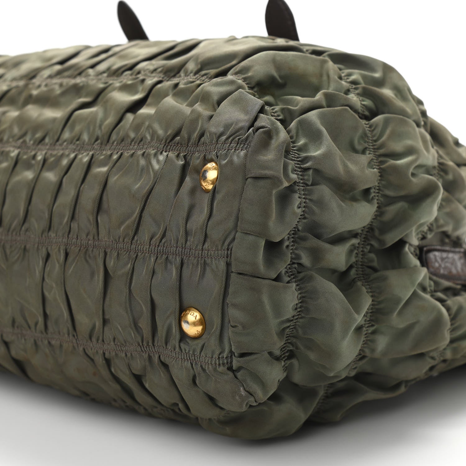 Prada Tessuto Nylon Gaufre Tote Fumo 9 of 10