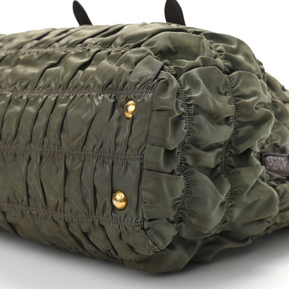 Prada Tessuto Nylon Gaufre Tote Fumo 9 of 10