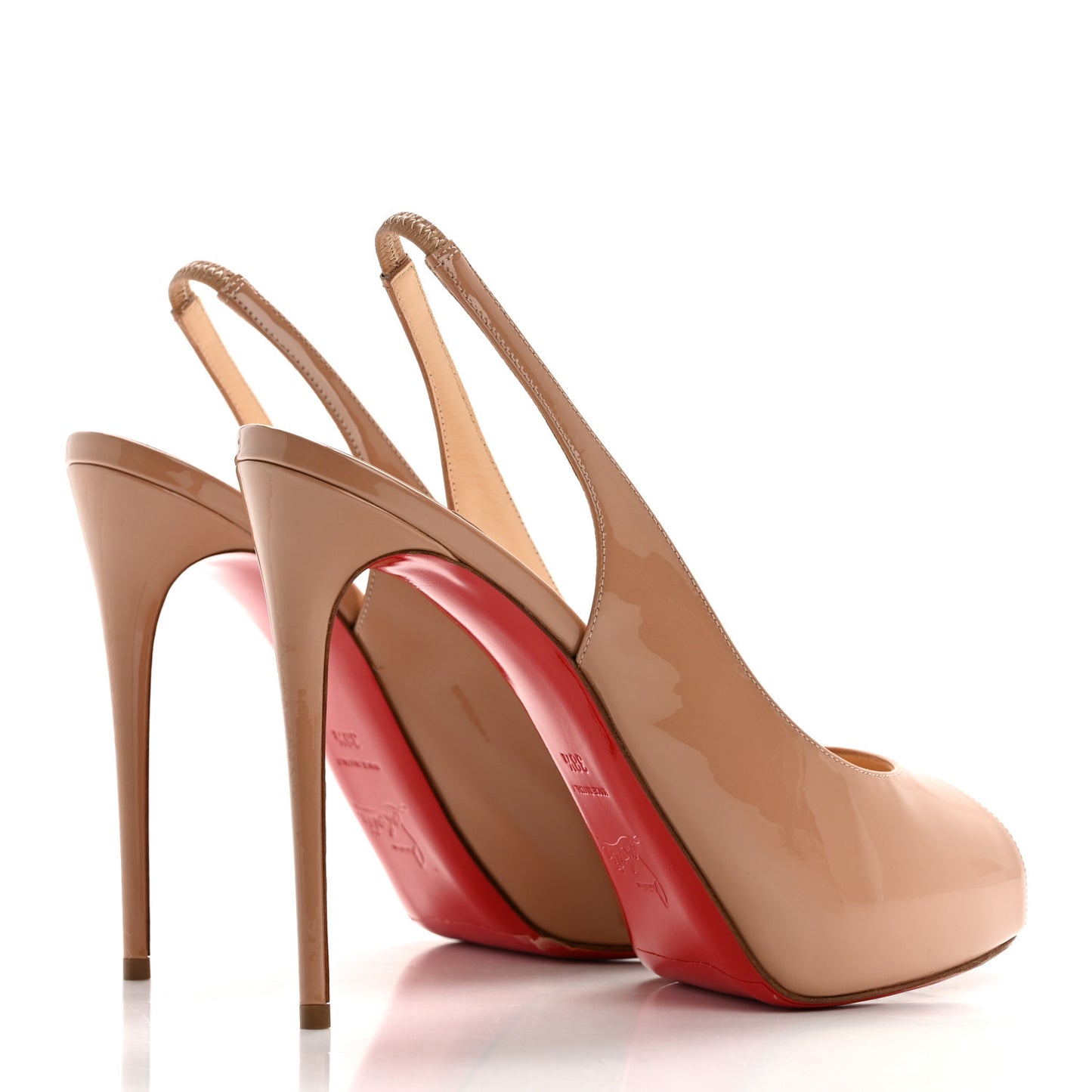 Patent Private Number 120 Pumps 38.5 Nude