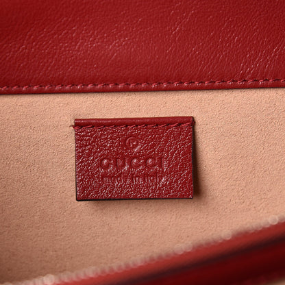 Gucci Tweed GG Monogram Small Dionysus Shoulder Bag Black White Romantic Cherry 8 of 8