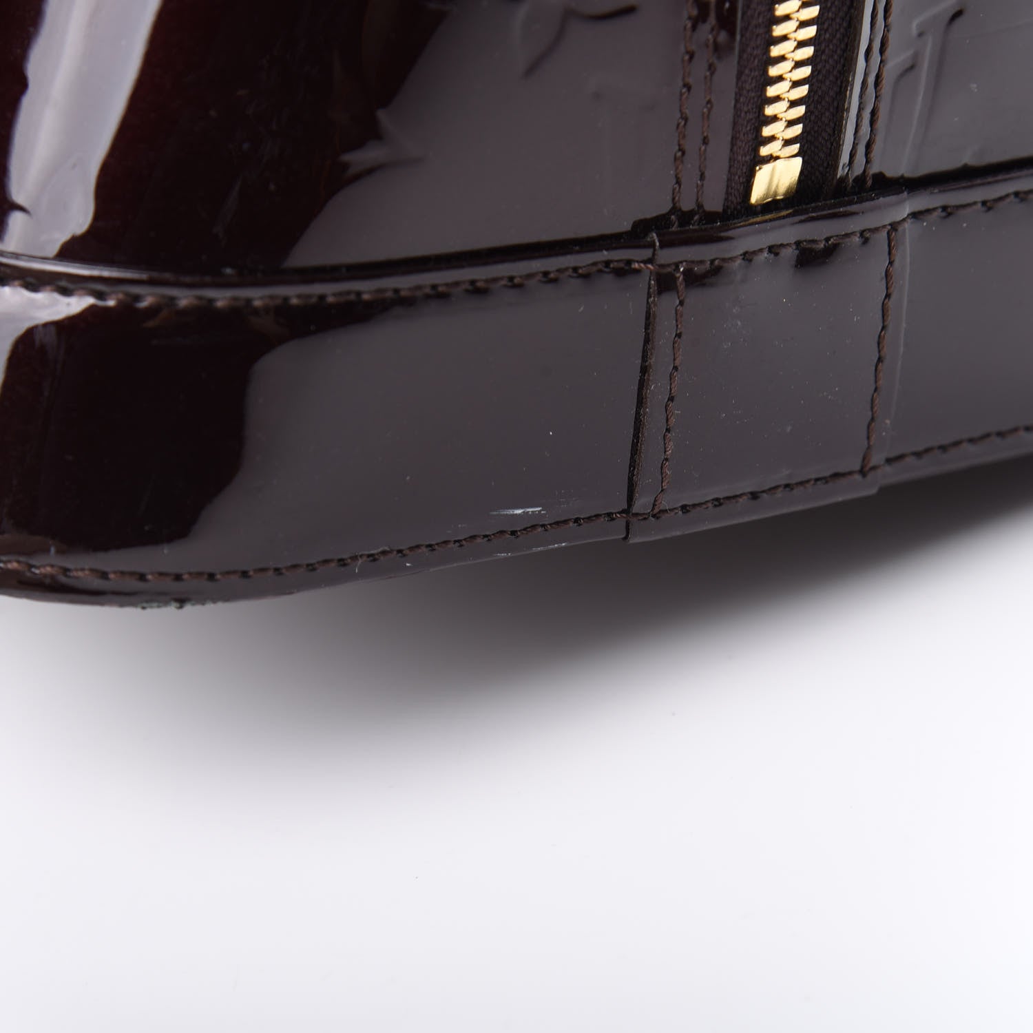 Louis Vuitton Vernis Alma GM Amarante 11 of 14