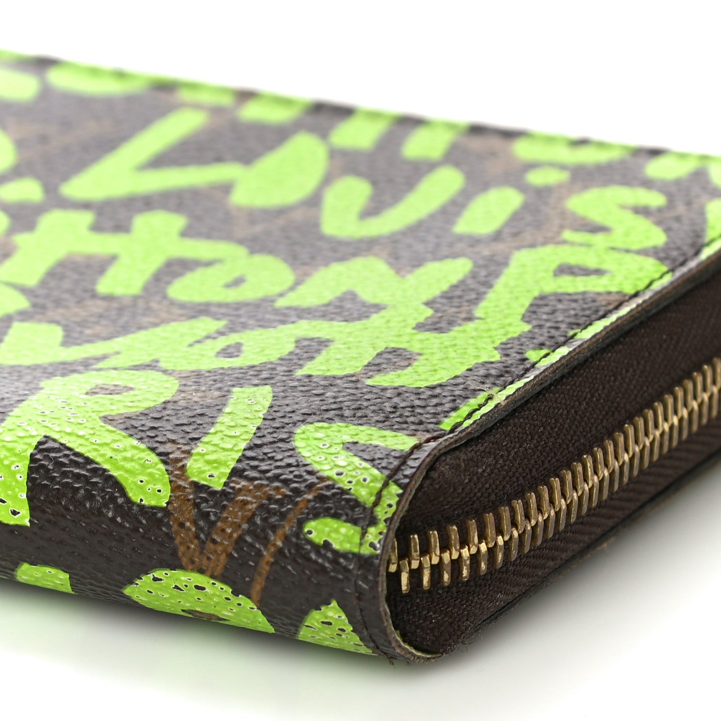Monogram Graffiti Zippy Wallet Green