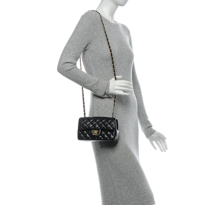 Chanel Caviar Quilted Mini Rectangular Flap Black 2 of 7