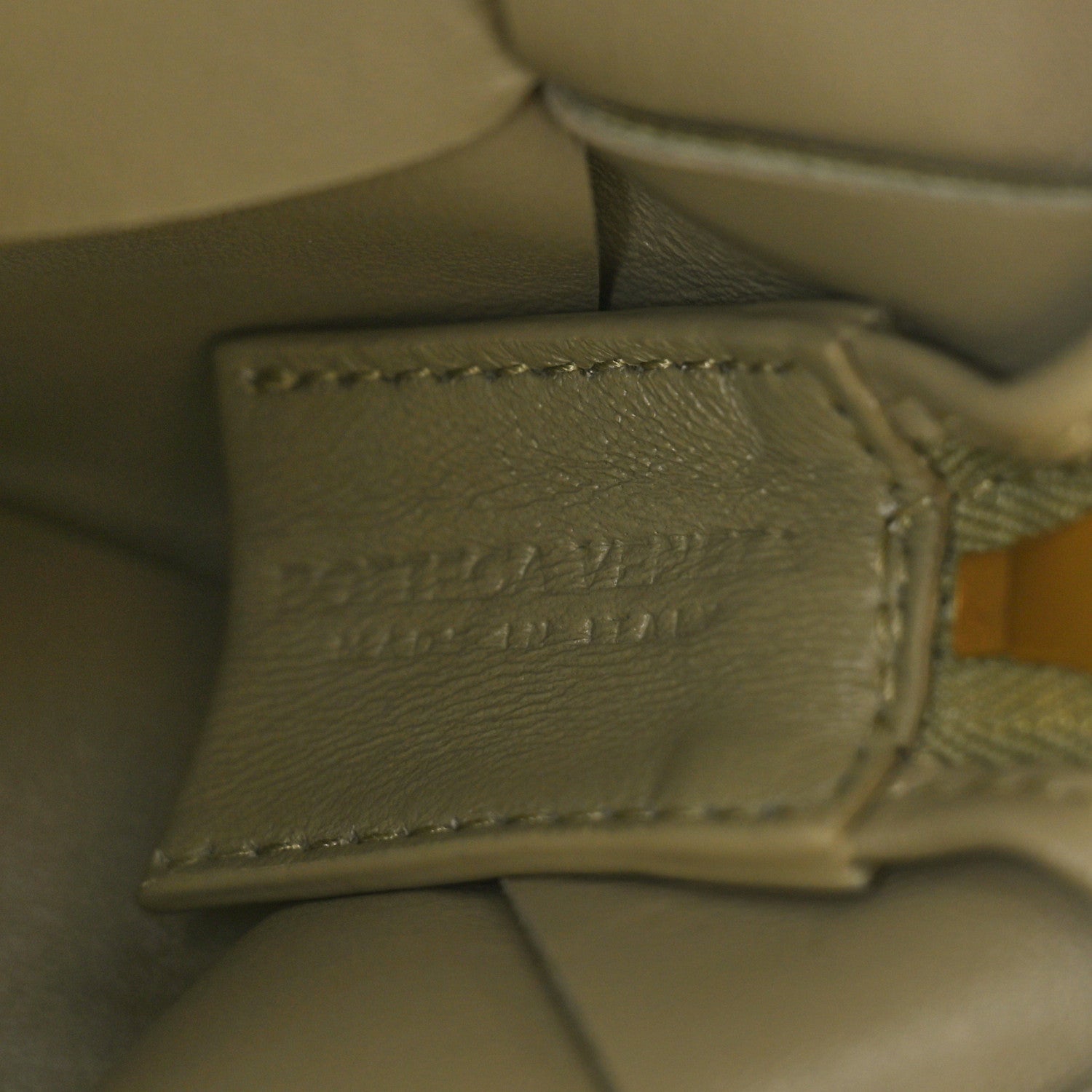 Bottega Veneta Lambskin Maxi Intreccio Small Cassette Camera Bag Travertine 6 of 10