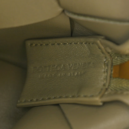 Bottega Veneta Lambskin Maxi Intreccio Small Cassette Camera Bag Travertine 6 of 10