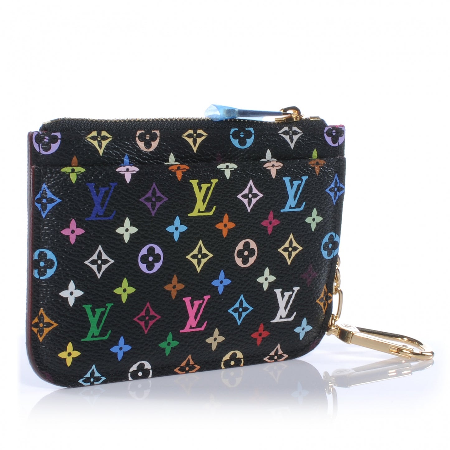 Monogram Multicolor Key Pouch Black Grenade