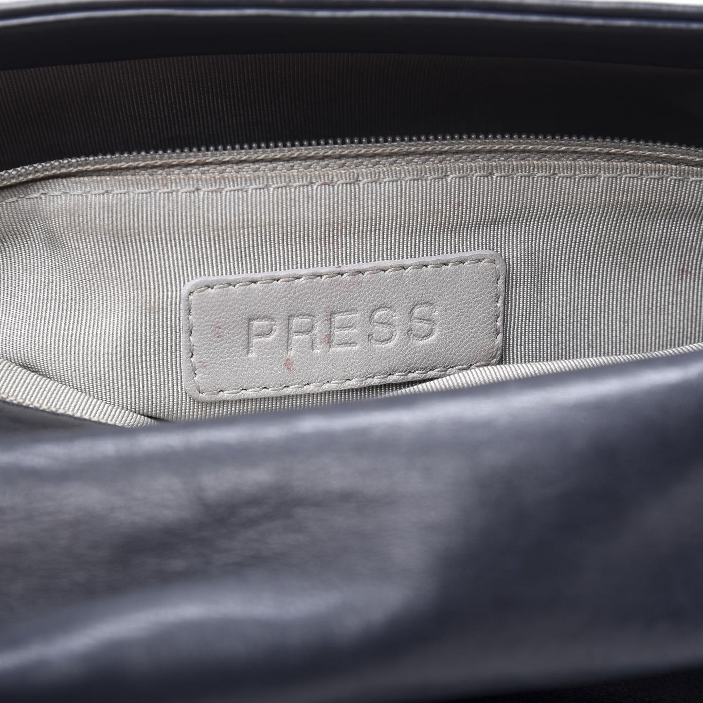 Calfskin Medium On the Bund Flap Navy