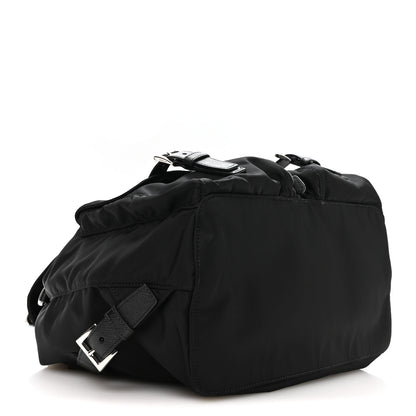 Prada Re-Nylon Vela Saffiano Medium Backpack Black 4 of 11