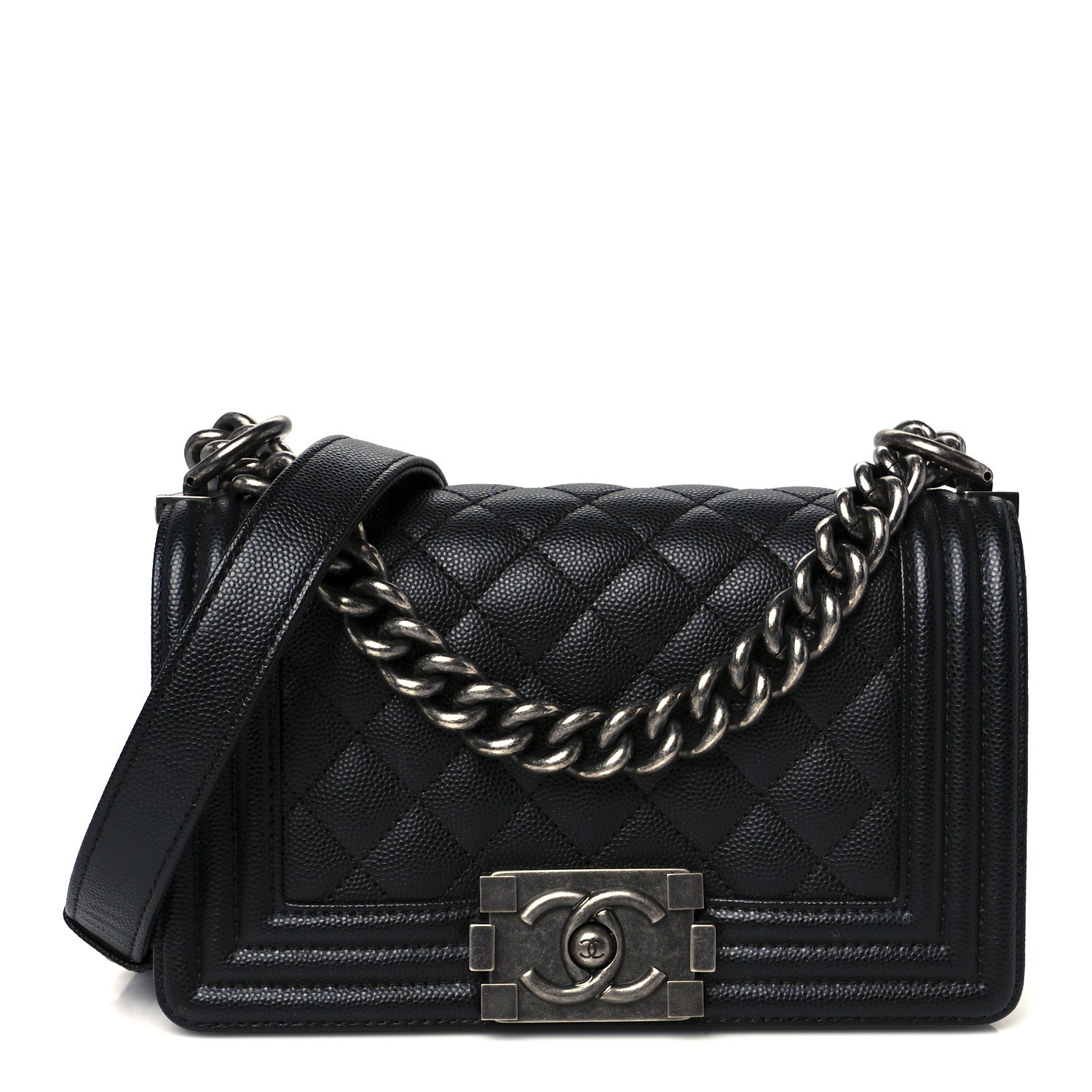Chanel Caviar Quilted Small Boy Flap Black 1 of 10