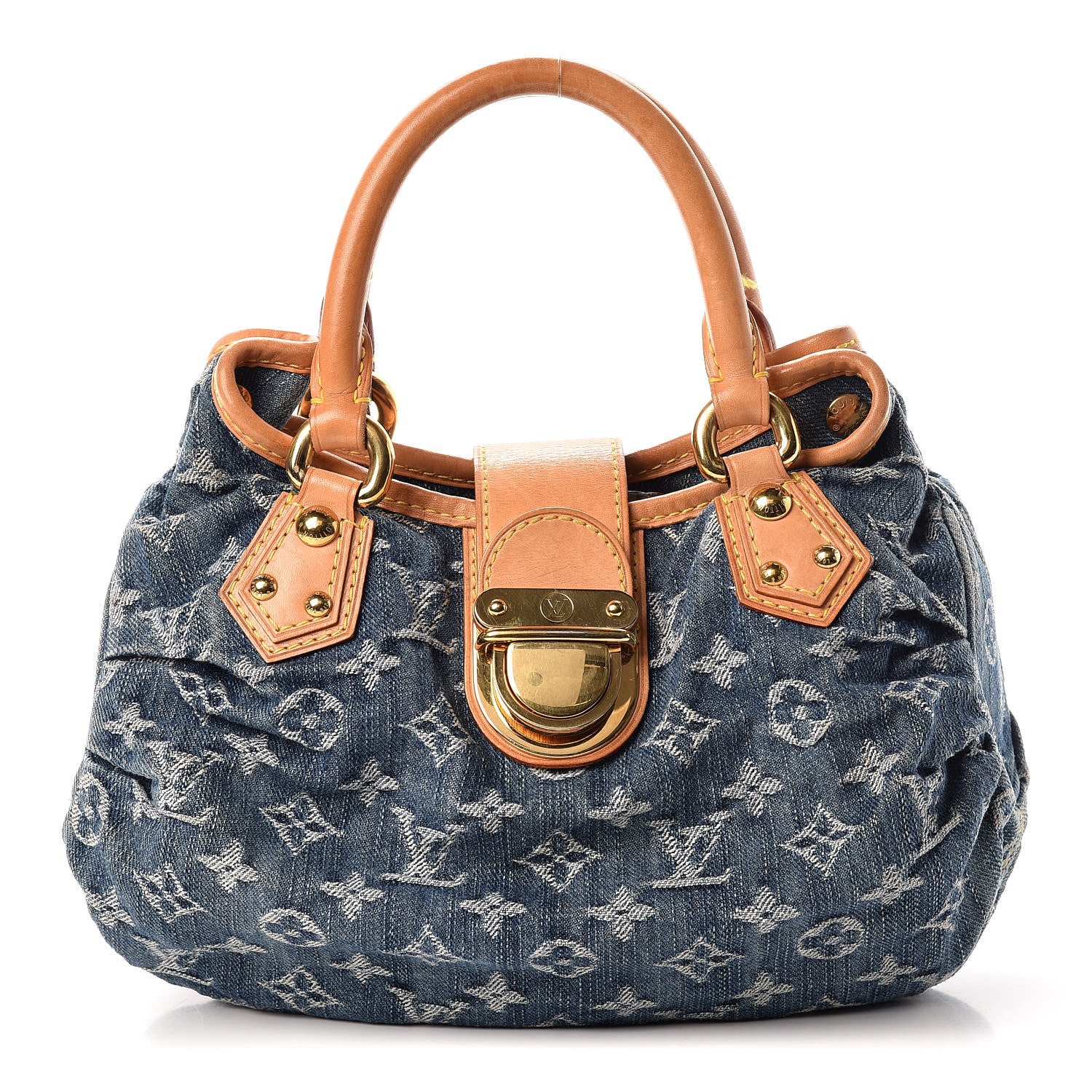 Louis Vuitton Monogram Denim Pleaty Blue 1 of 15
