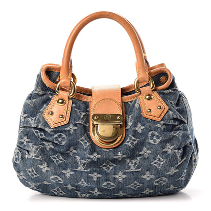 Louis Vuitton Monogram Denim Pleaty Blue 1 of 15