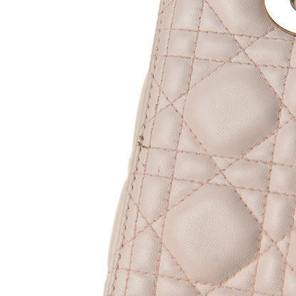 Christian Dior Lambskin Cannage Medium Lady Dior Light Pink 10 of 15