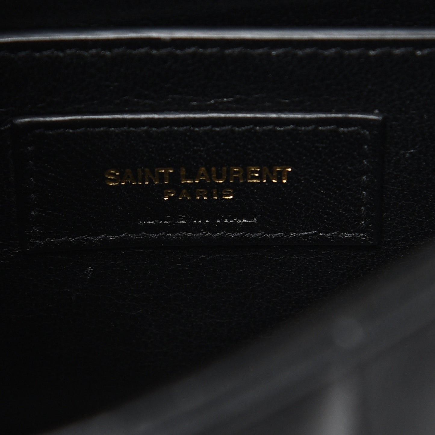 Lambskin Matelasse Monogram Medium Vicky Chain Bag Black