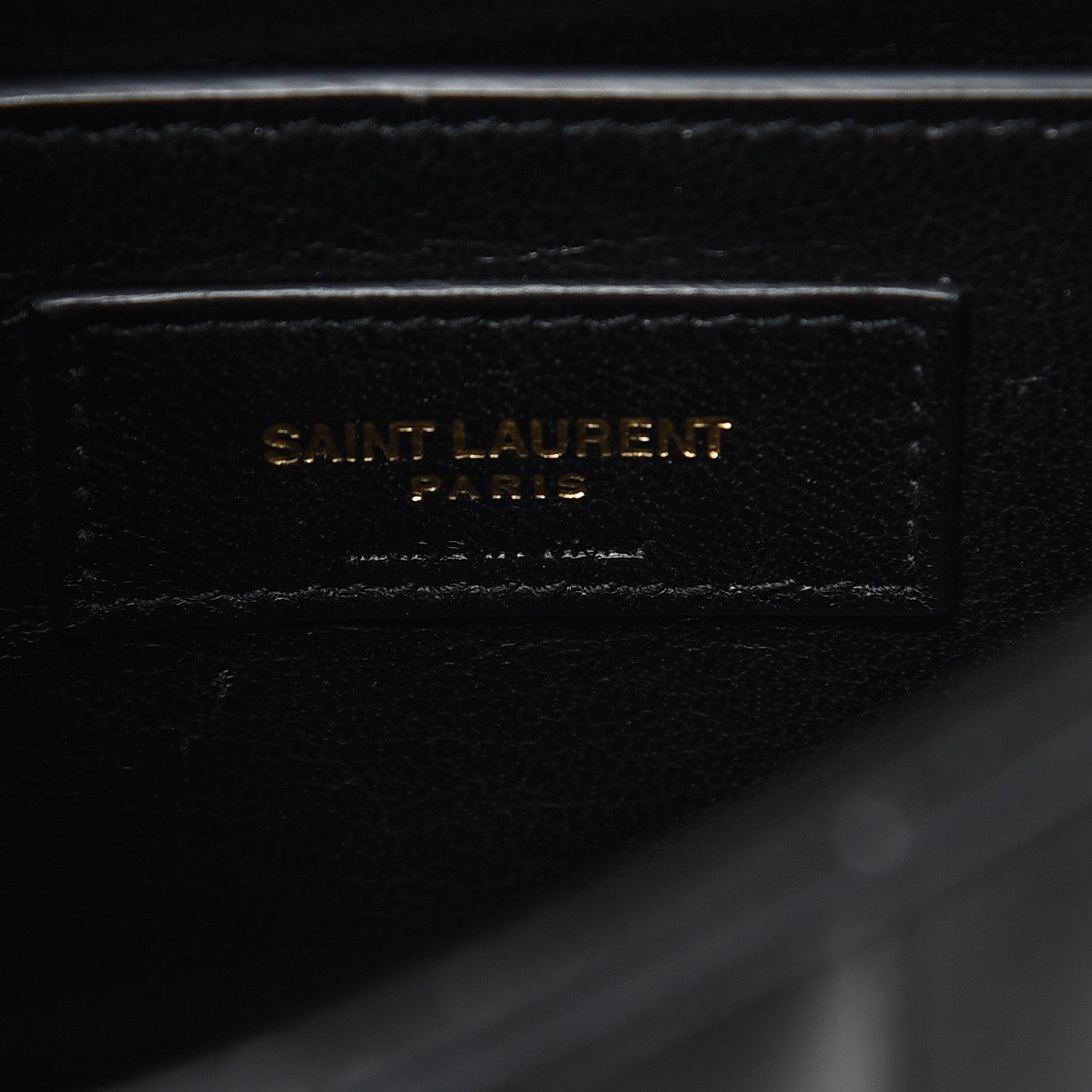 Saint Laurent Lambskin Matelasse Monogram Medium Vicky Chain Bag Black 6 of 14