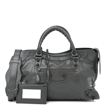 Balenciaga Agneau Giant 12 Gunmetal Hardware City Gris Fossile 1 of 15