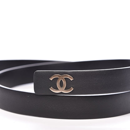 Chanel Lambskin Belt 80 32 Black 5 of 7