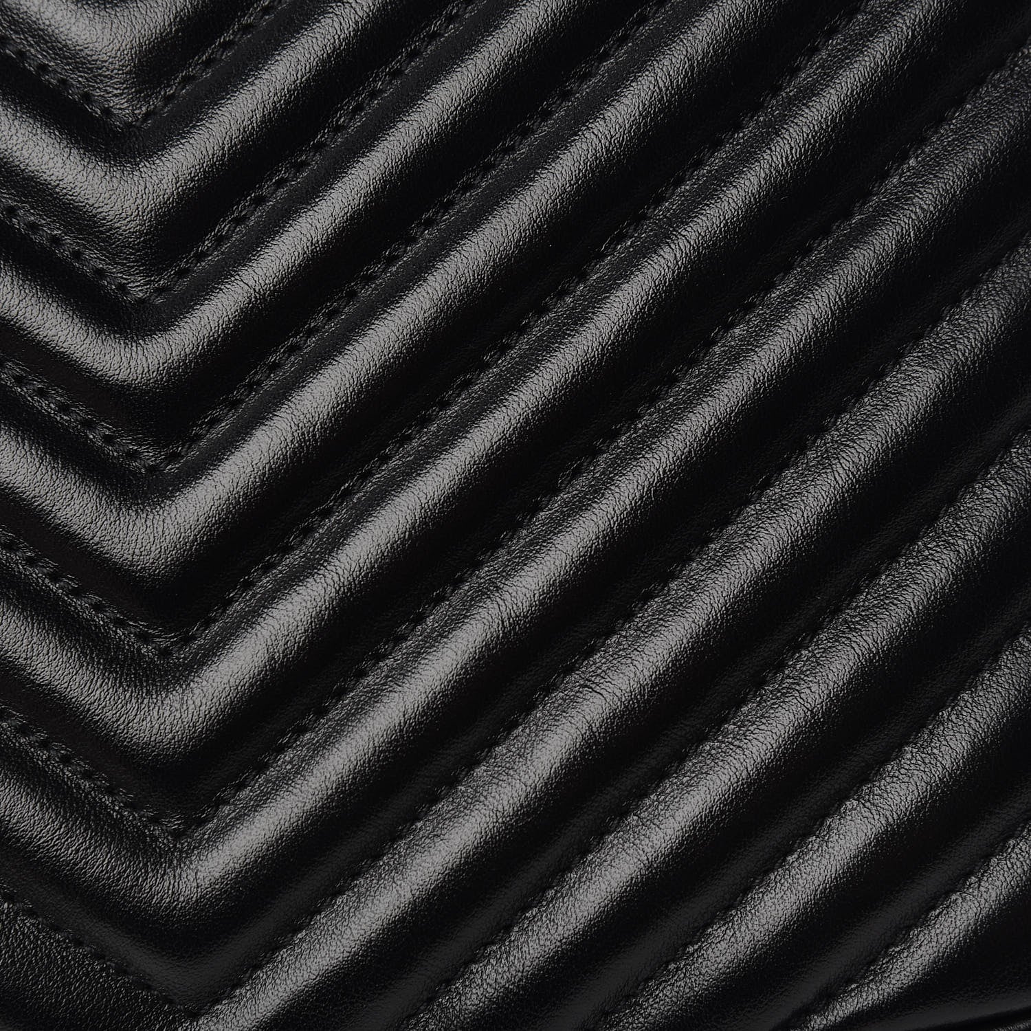 Saint Laurent Calfskin Matelasse Monogram Lou Camera Bag Black 11 of 14