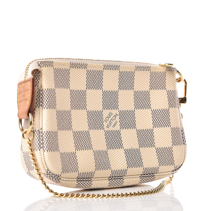 Louis Vuitton Damier Azur Mini Pochette Accessories 3 of 10
