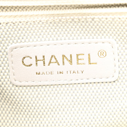 Chanel Calfskin Stitched Small Retro Chain Tote Black 7 of 12
