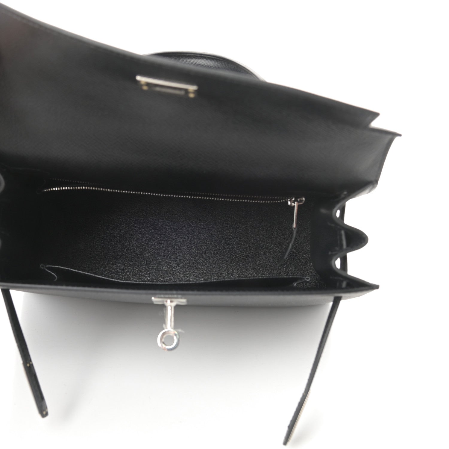 Hermes Epsom Kelly Sellier 25 Black 5 of 11