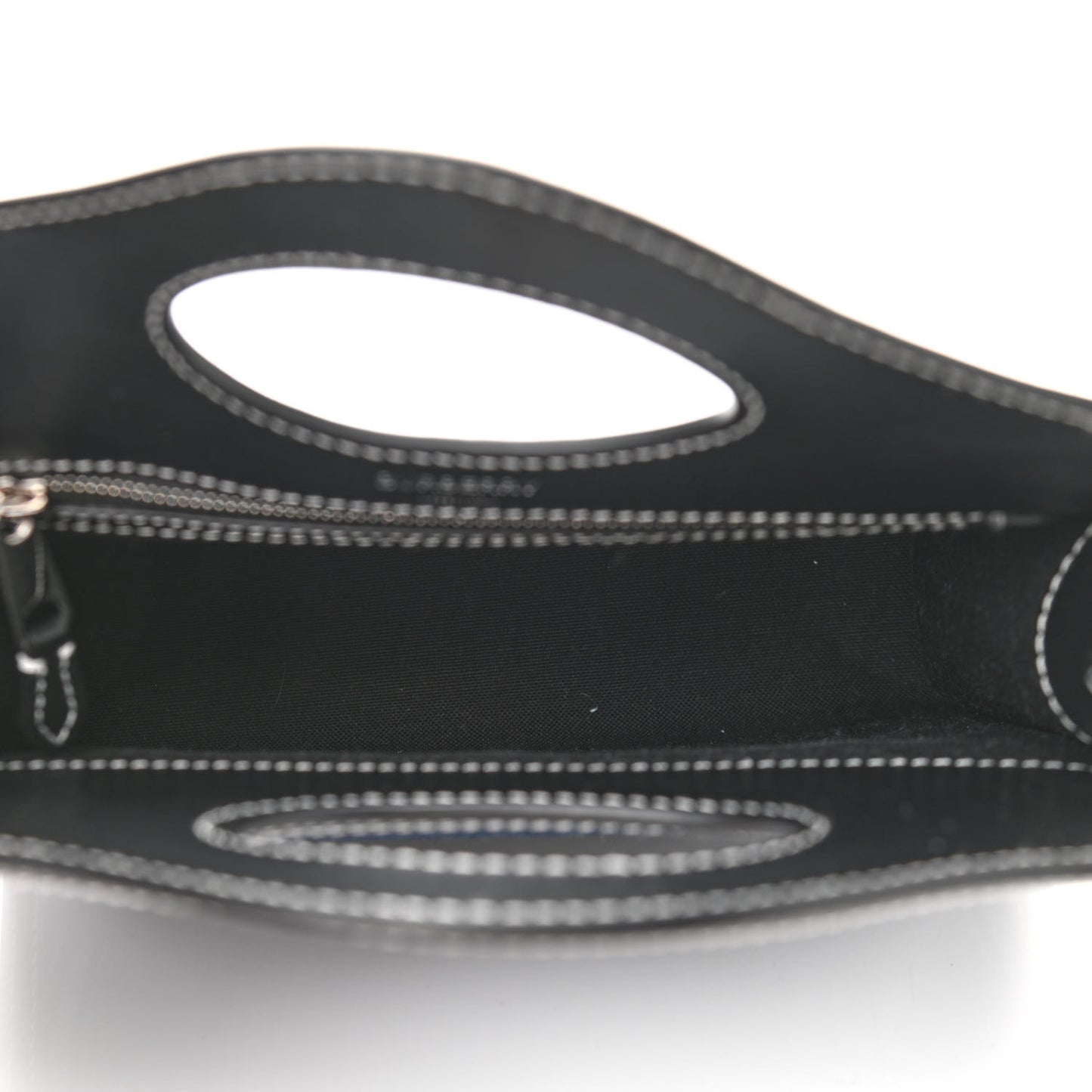 Denim Smooth Calfskin Mini Pocket Bag Blue