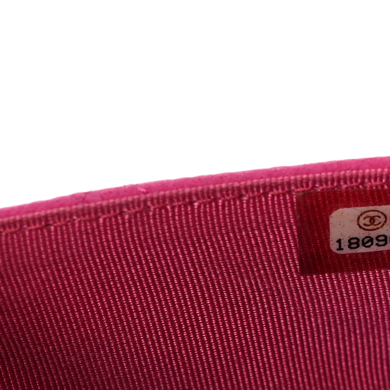 Chanel Caviar Quilted Wallet on Chain WOC Fuchsia 4 of 11