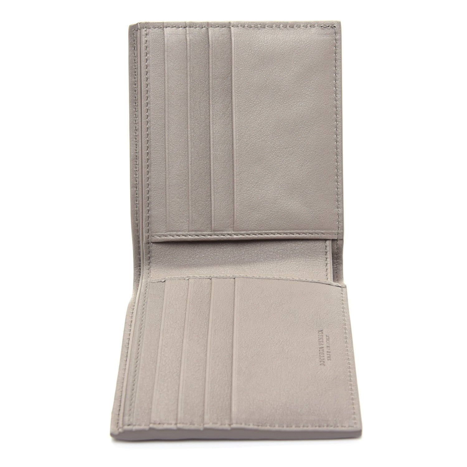 Bottega Veneta Nappa Intrecciato Bi-Fold Wallet Limestone 9 of 9