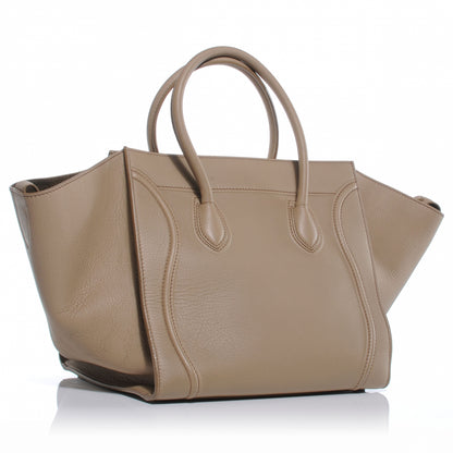 Celine Smooth Calfskin Medium Phantom Luggage Light Khaki 3 of 10