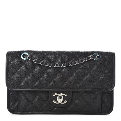 Chanel Caviar Quilted Medium French Riviera Flap Black 1 of 10