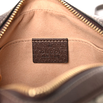 Gucci GG Supreme Monogram Web Mini Ophidia Shoulder Bag Brown 6 of 12