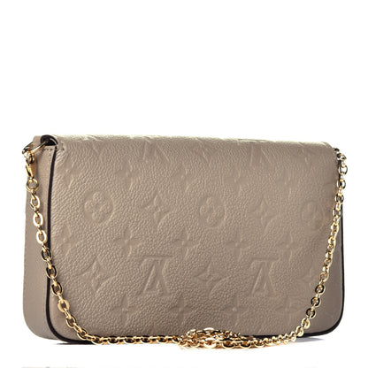 Louis Vuitton Empreinte Pochette Felicie Chain Wallet Tourterelle 4 of 10