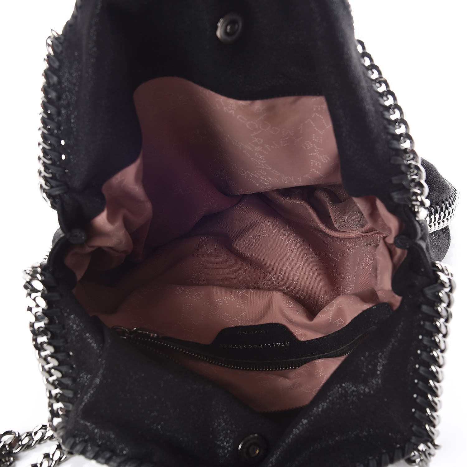 Stella McCartney Shaggy Deer Small Falabella Tote Black 5 of 9