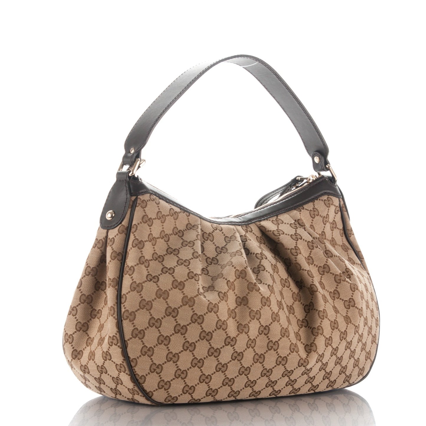 Monogram Medium Sukey Hobo Dark Brown