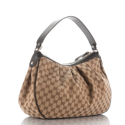Gucci Monogram Medium Sukey Hobo Dark Brown 3 of 7