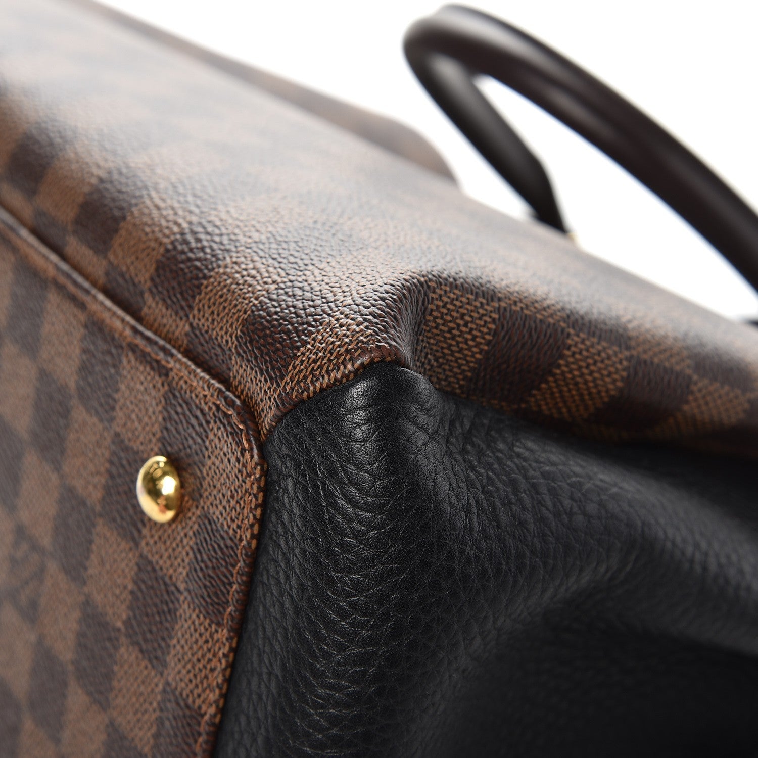 Louis Vuitton Cuir Taurillon Damier Ebene Normandy Black 12 of 13