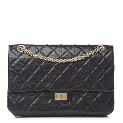 Chanel Aged Calfskin Quilted 2.55 Reissue 226 Flap Black 1 of 14