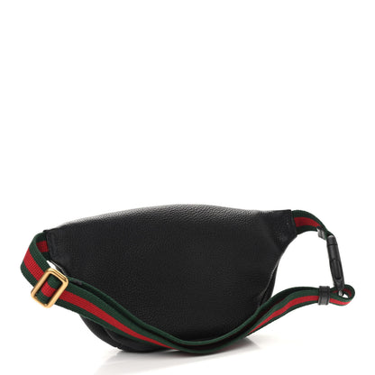 Gucci Grained Calfskin Small Logo Belt Bag Black 3 of 9