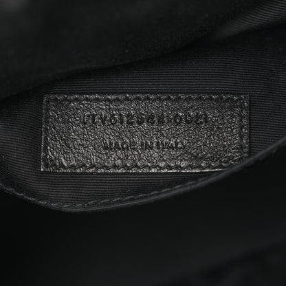 Saint Laurent Calfskin Matelasse Monogram Lou Camera Bag Black 7 of 10