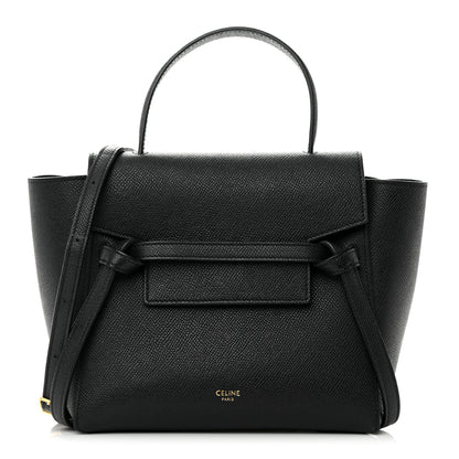 Celine Grained Calfskin Nano Belt Bag Black 1 of 15