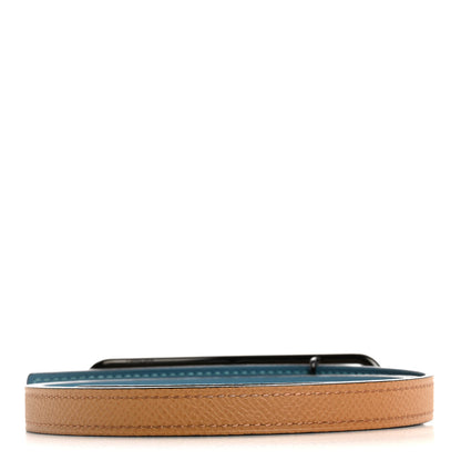 Hermes Swift Epsom 13mm Roulis Belt 85 34 Blue Jean Biscuit 2 of 6