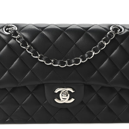 Chanel Lambskin Quilted Small Double Flap Black 8 of 10